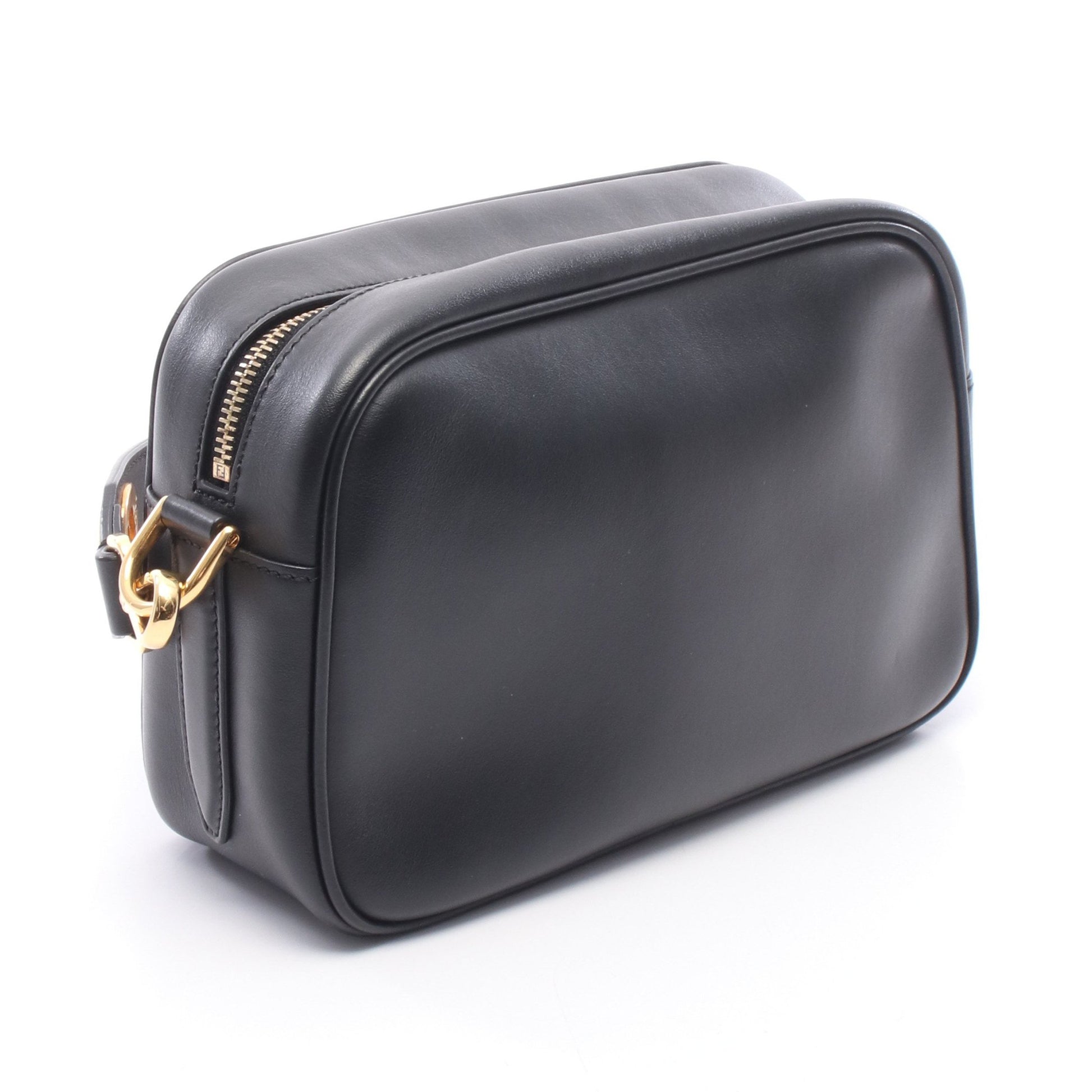 CAM キャム エフ イズ ショルダーバッグ レザー ブラック フェンディ バッグ FENDI