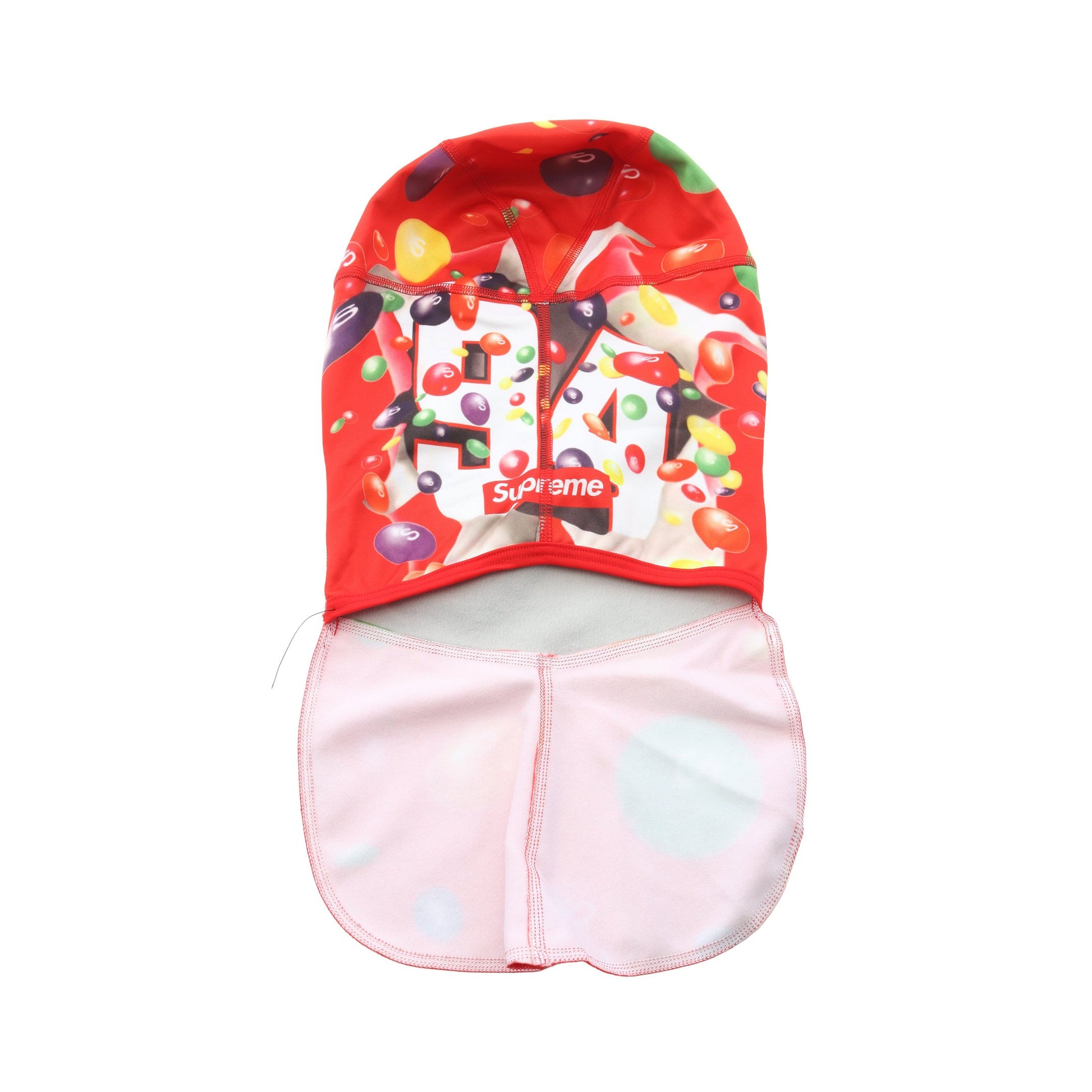 Supreme × Skittles × Castelli バラクラバ 裏起毛 帽子 レッド マルチカラー シュプリーム 財布・小物 Supreme