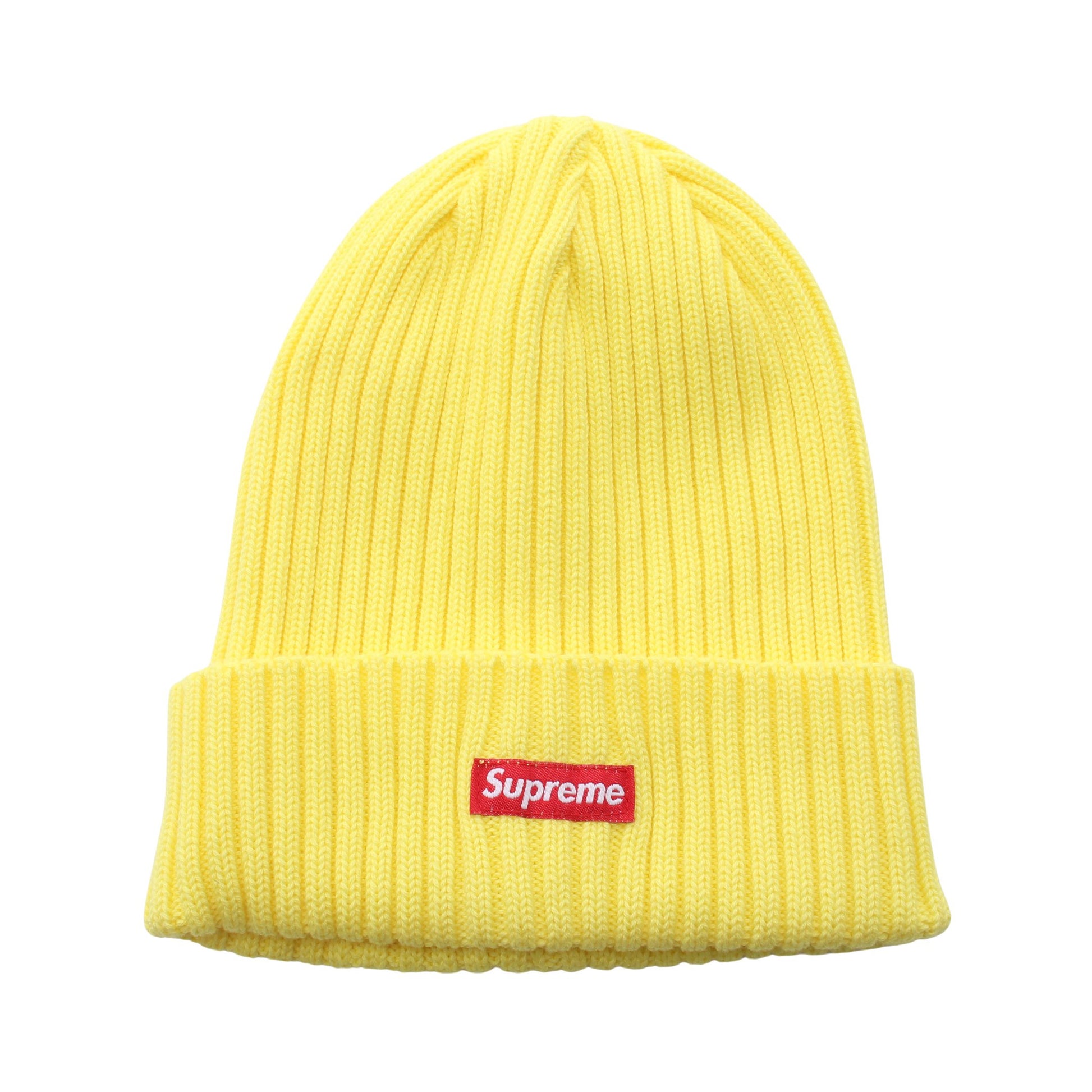 ボックスロゴ ニットキャップ ビーニー コットン イエロー シュプリーム 財布・小物 Supreme
