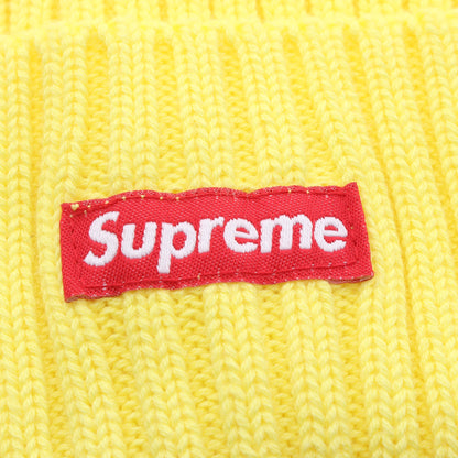 ボックスロゴ ニットキャップ ビーニー コットン イエロー シュプリーム 財布・小物 Supreme