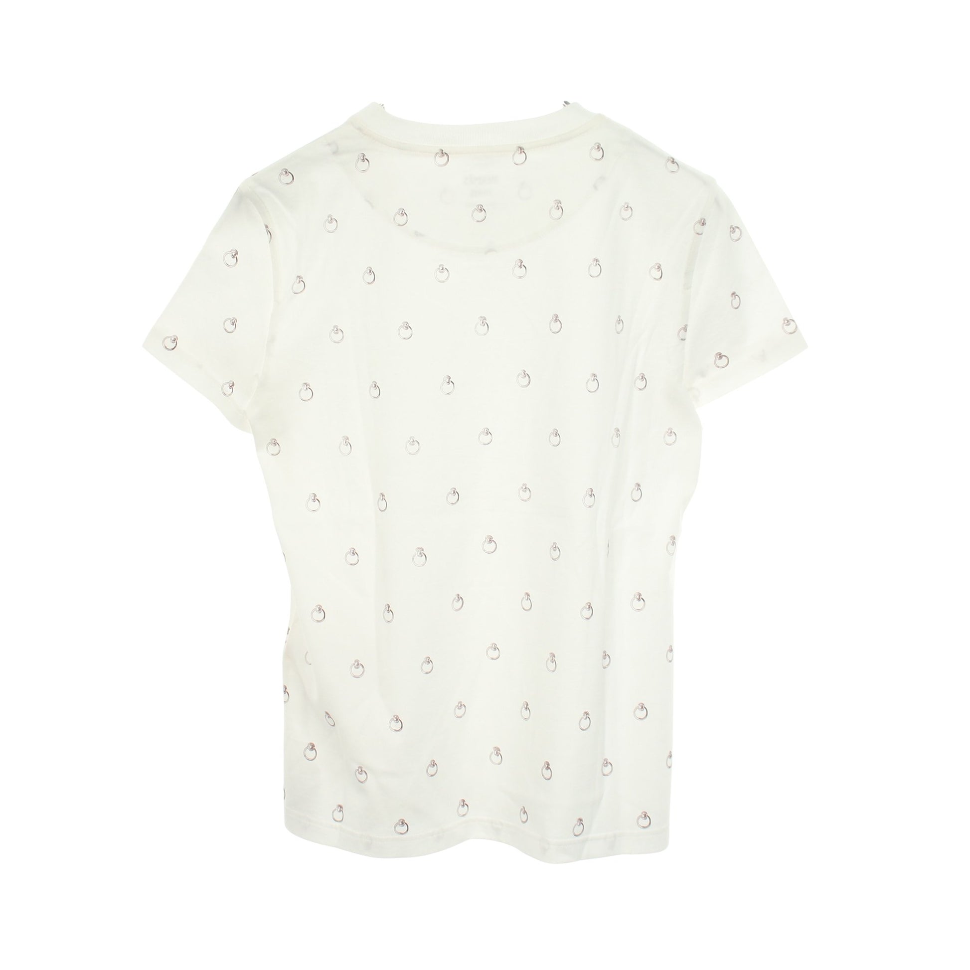 Anno Finesse アノーフィネス 半袖Tシャツ コットン ホワイト ボルドー エルメス トップス HERMES