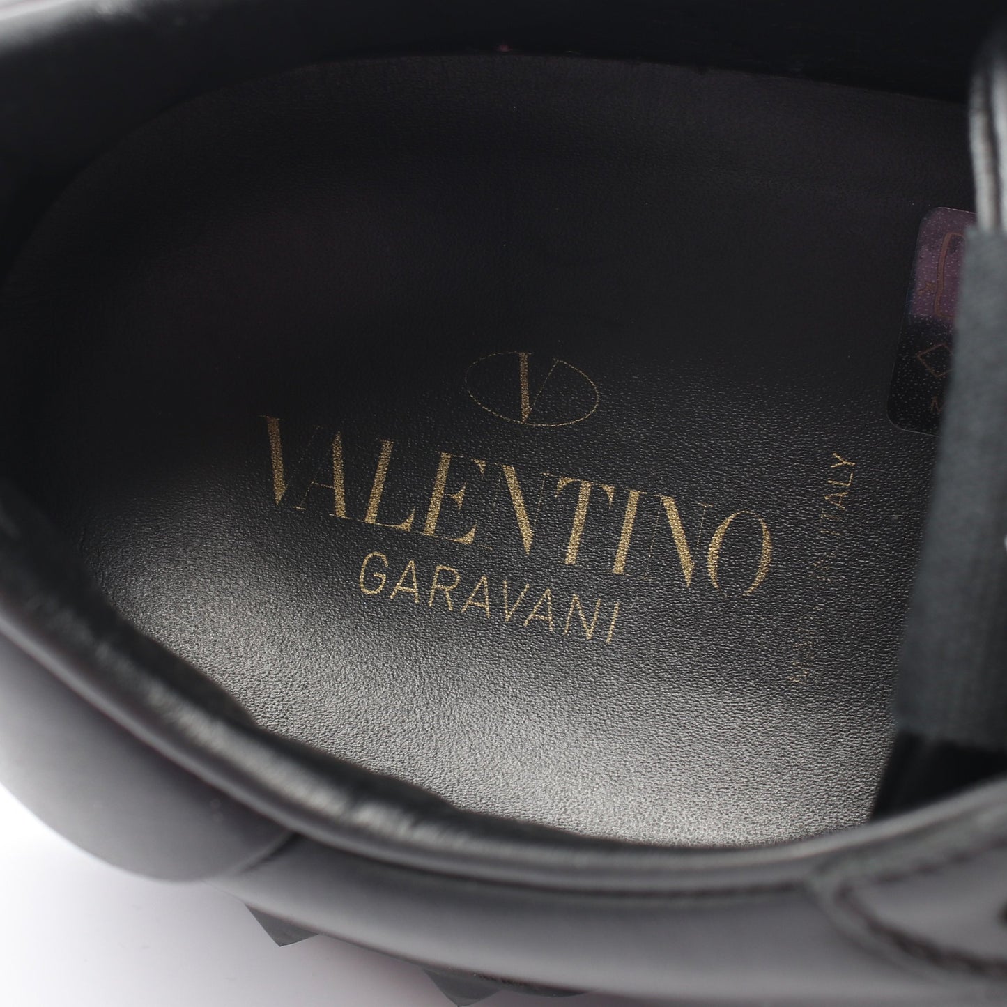 11. ROCKSTUD UNTITLED ロックスタッズ スニーカー レザー ブラック ヴァレンティノガラヴァーニ シューズ VALENTINO GARAVANI