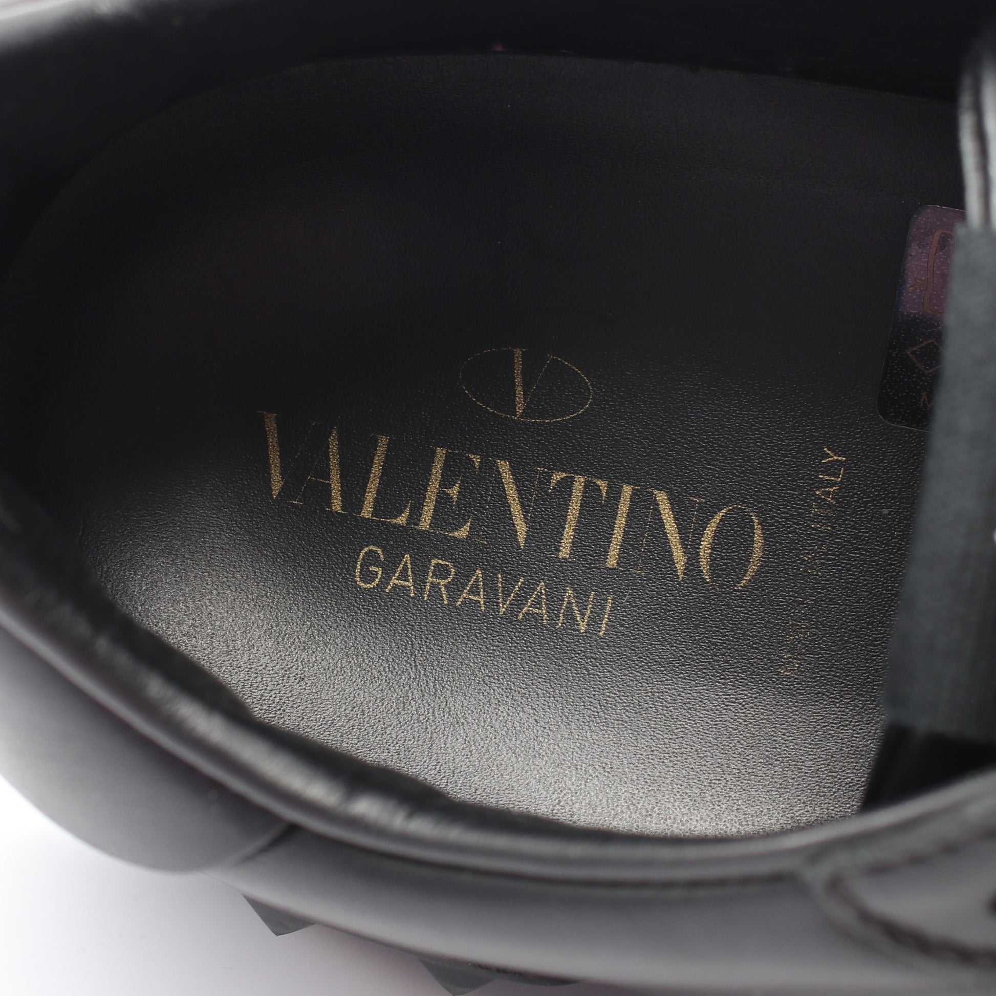 11. ROCKSTUD UNTITLED ロックスタッズ スニーカー レザー ブラック ヴァレンティノガラヴァーニ シューズ VALENTINO GARAVANI