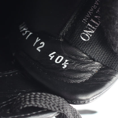 11. ROCKSTUD UNTITLED ロックスタッズ スニーカー レザー ブラック ヴァレンティノガラヴァーニ シューズ VALENTINO GARAVANI