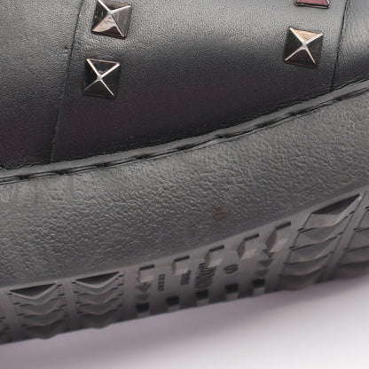 11. ROCKSTUD UNTITLED ロックスタッズ スニーカー レザー ブラック ヴァレンティノガラヴァーニ シューズ VALENTINO GARAVANI
