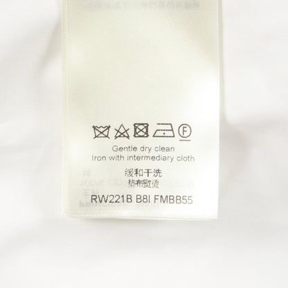 カットアウト ボタンダウン 長袖 シャツ コットン ホワイト ルイヴィトン トップス LOUIS VUITTON