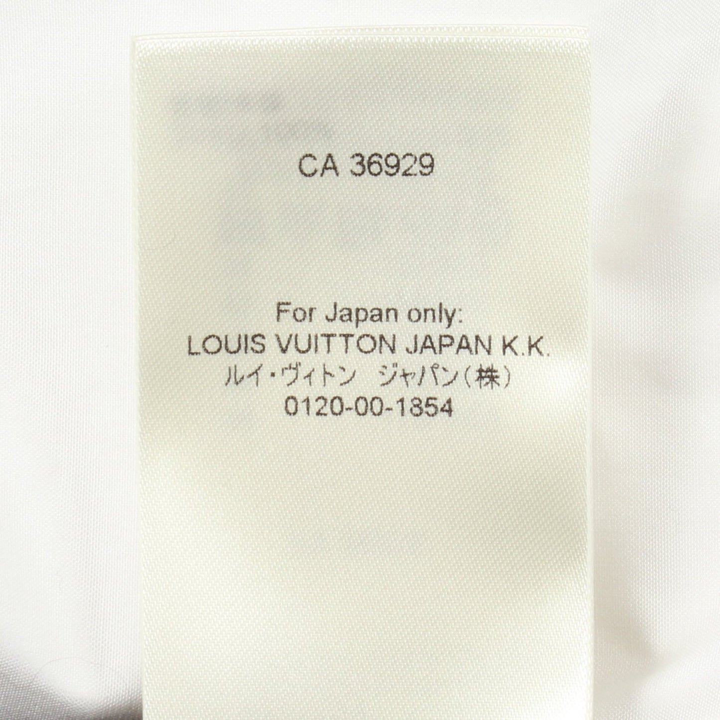カットアウト ボタンダウン 長袖 シャツ コットン ホワイト ルイヴィトン トップス LOUIS VUITTON