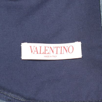 ワイド デニムパンツ イージーパンツ コットン ブルー ヴァレンティノ ボトムス VALENTINO