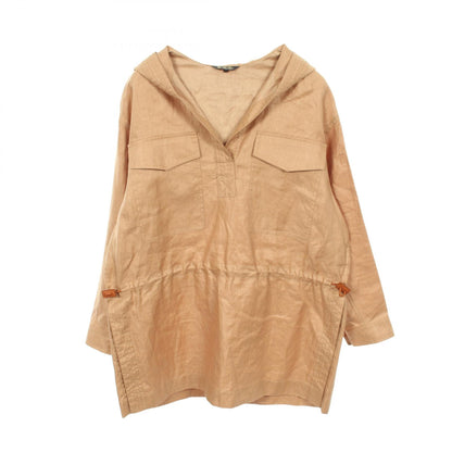 アノラックパーカー フーディ ジャケット リネン ベージュ ロロピアーナ アウター Loro Piana