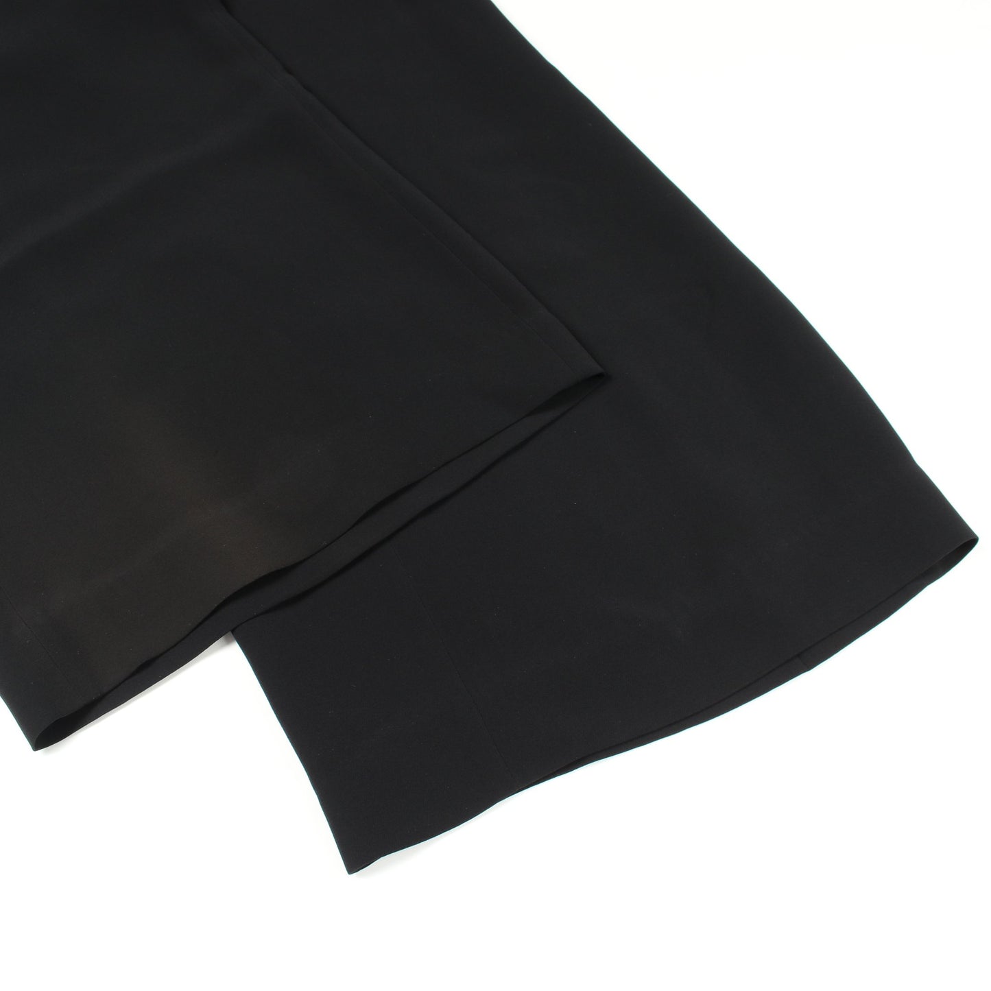 ワイドパンツ シルク ブラック アルマーニコレッツォーニ ボトムス Armani Collezioni