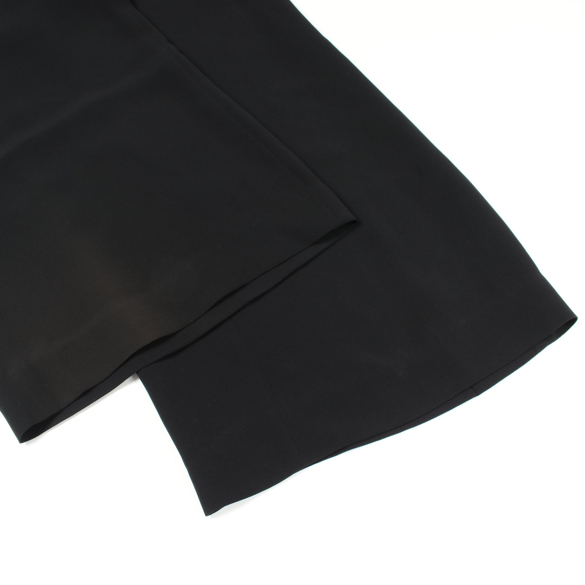 ワイドパンツ シルク ブラック アルマーニコレッツォーニ ボトムス Armani Collezioni