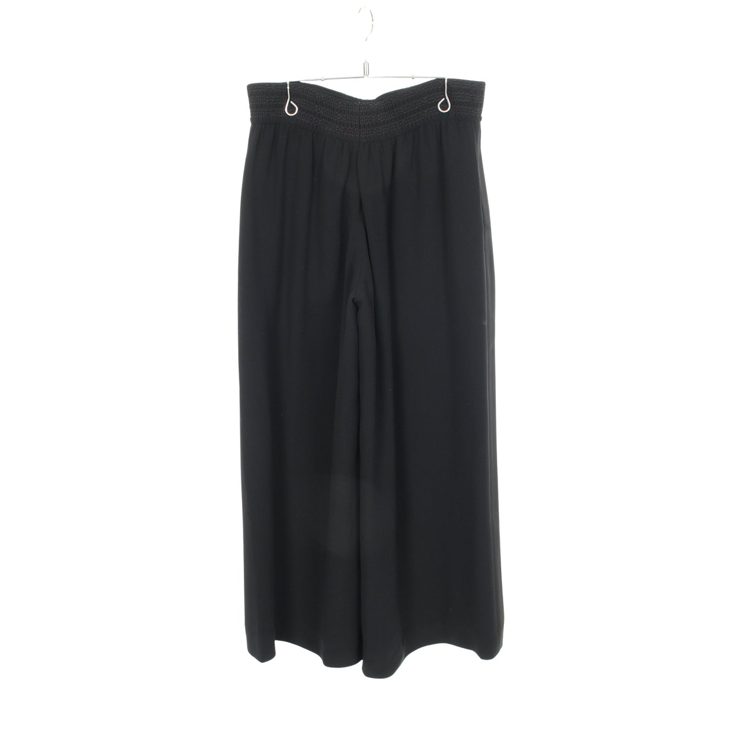 ワイドパンツ シルク ブラック アルマーニコレッツォーニ ボトムス Armani Collezioni