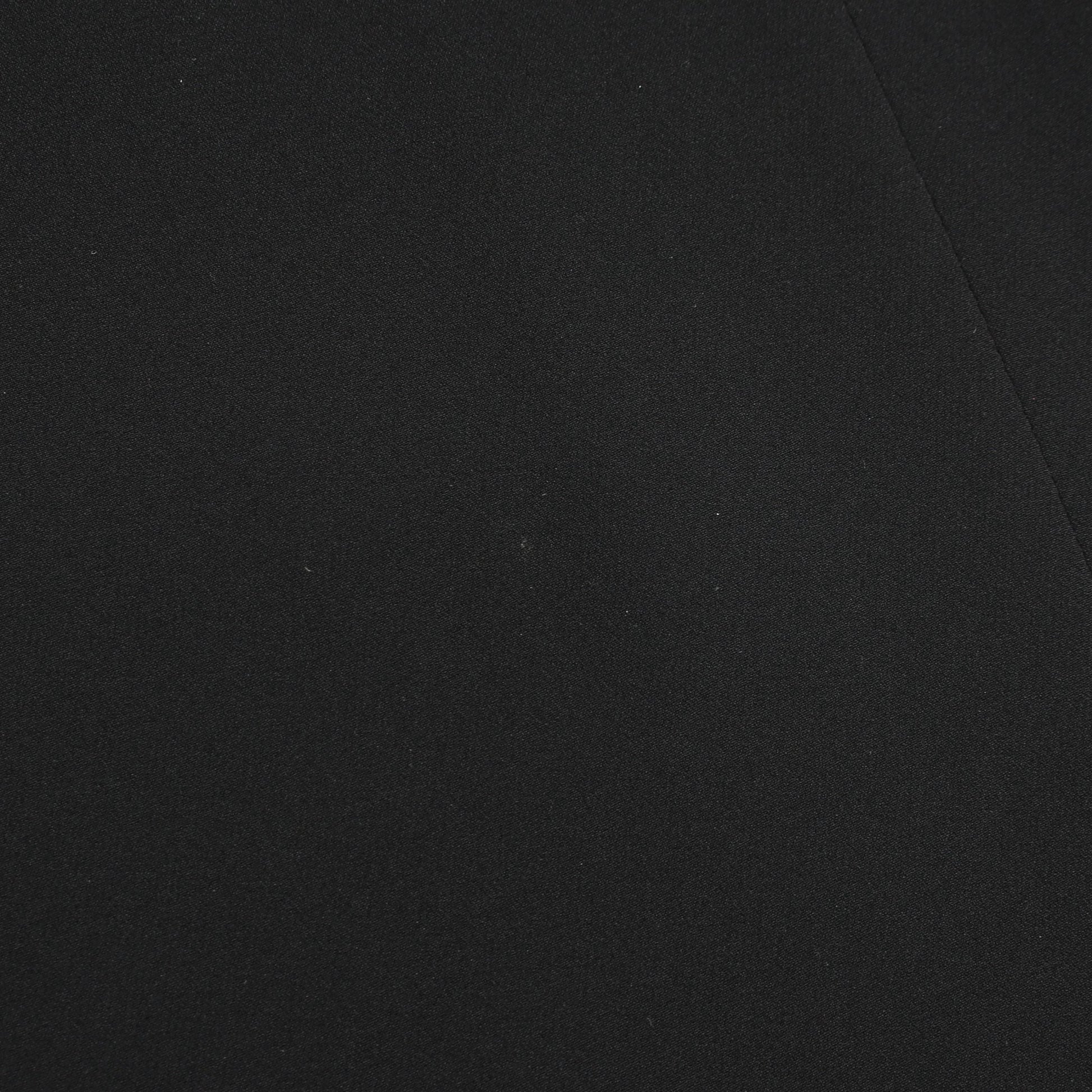 ワイドパンツ シルク ブラック アルマーニコレッツォーニ ボトムス Armani Collezioni