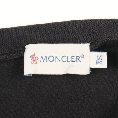 フリル 切替 半袖 ワンピース コットン ウール ナイロン ブラック モンクレール ワンピース MONCLER