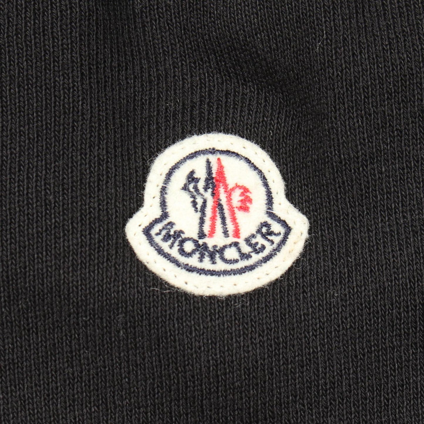 フリル 切替 半袖 ワンピース コットン ウール ナイロン ブラック モンクレール ワンピース MONCLER