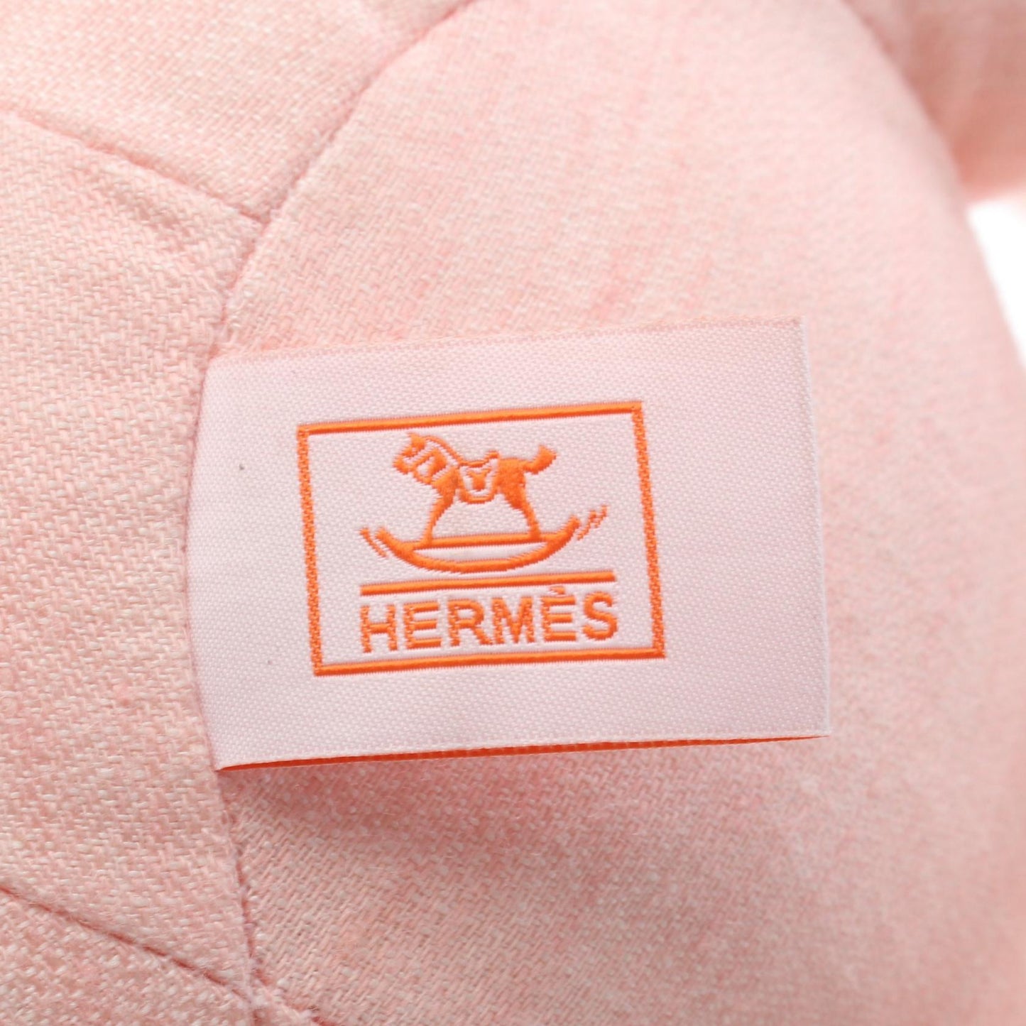 ベビーエルミー ローズリラ ぬいぐるみ インテリア 小物 リネン ライトピンク エルメス 財布・小物 HERMES
