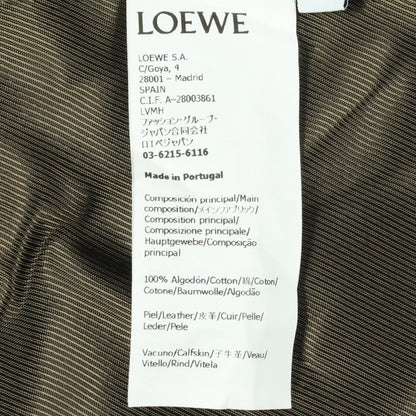 フーディジャケット ブルゾン コットン カーキグリーン ロエベ アウター LOEWE