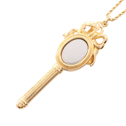 ミラーモチーフ ネックレス GP ゴールド クリスチャンディオール アクセサリー Christian Dior