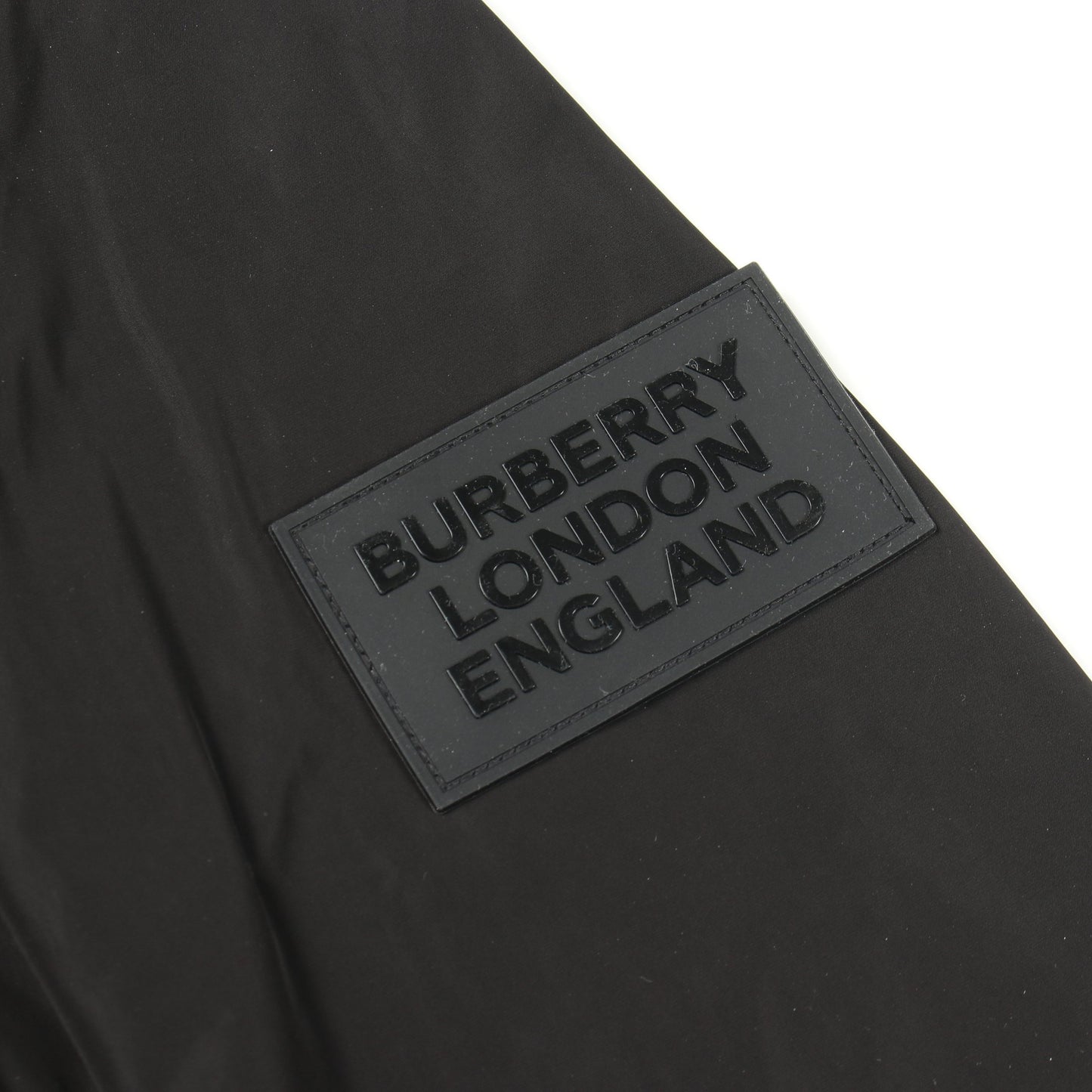 フード付き ジップアップ ジャケット ブラック バーバリー アウター BURBERRY