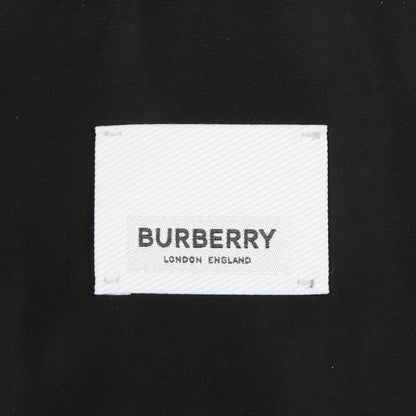 フード付き ジップアップ ジャケット ブラック バーバリー アウター BURBERRY