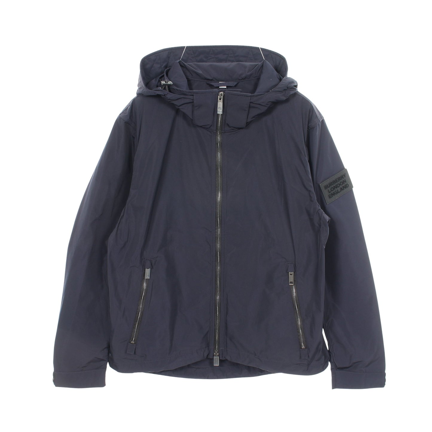 フード付き ジップアップ ジャケット ネイビー バーバリー アウター BURBERRY