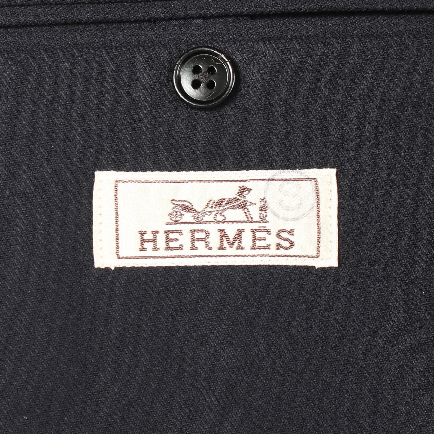 テーラードジャケット コットン ダークネイビー エルメス アウター HERMES