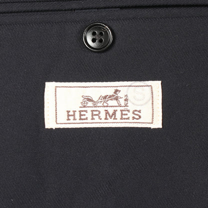 テーラードジャケット コットン ダークネイビー エルメス アウター HERMES