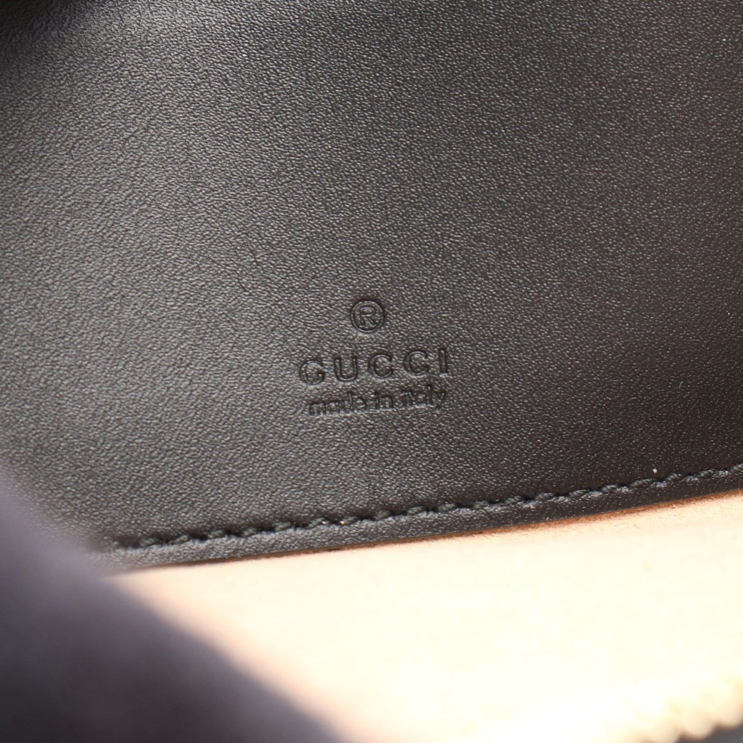 ダブルG ショルダーバッグ スエード エナメルレザー ブラック グッチ バッグ GUCCI