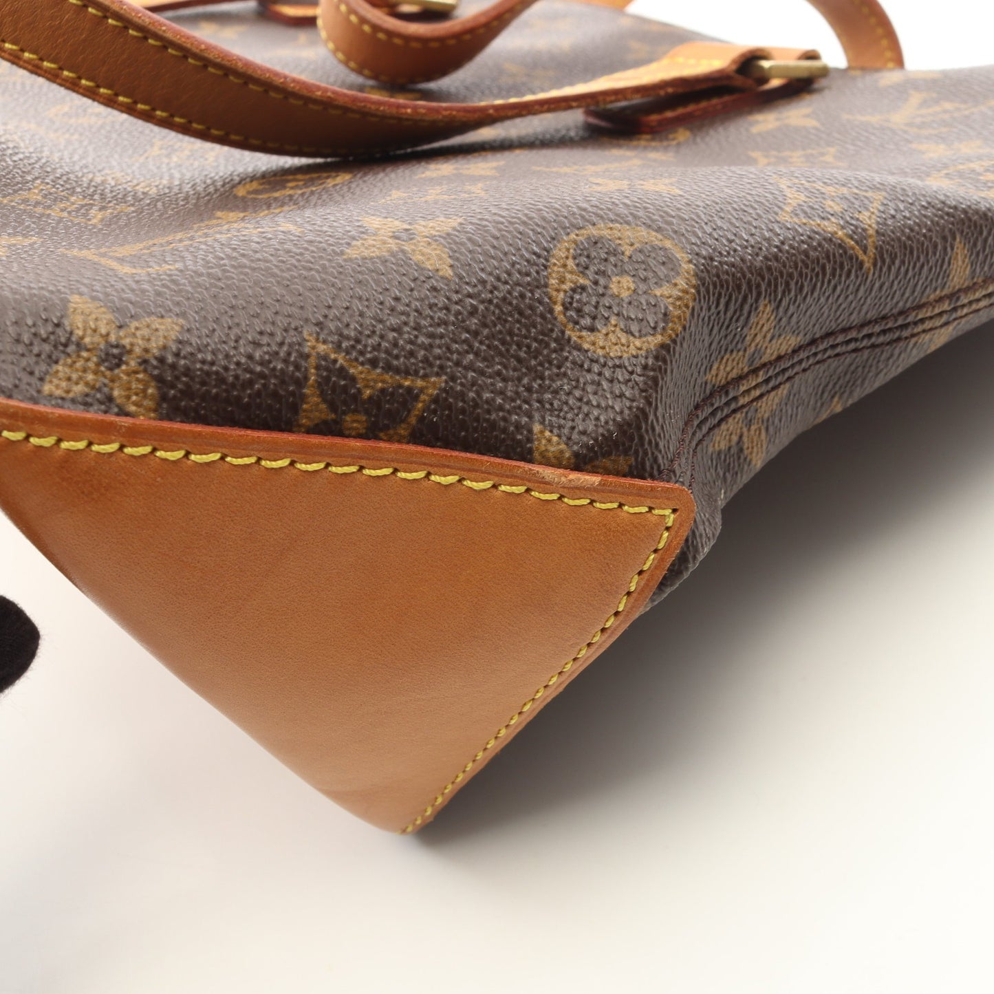 カバピアノ モノグラム ショルダーバッグ PVC レザー ブラウン ルイヴィトン バッグ LOUIS VUITTON