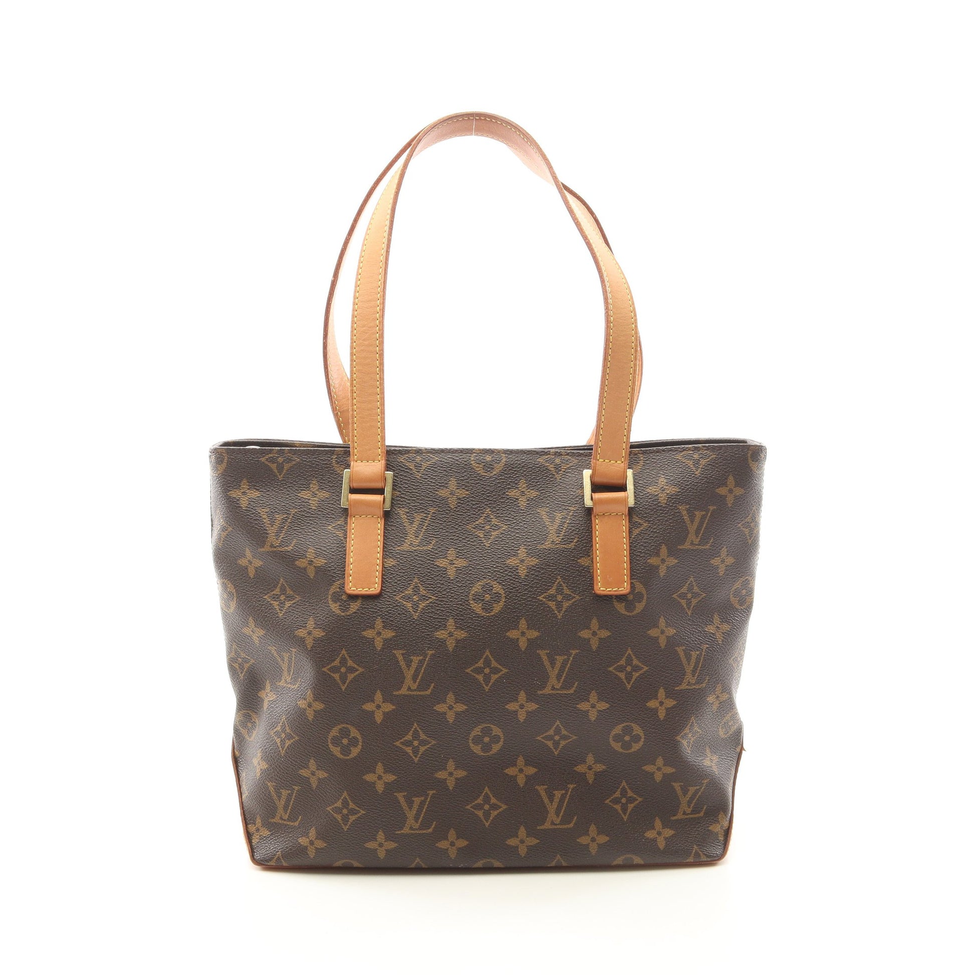 カバピアノ モノグラム ショルダーバッグ PVC レザー ブラウン ルイヴィトン バッグ LOUIS VUITTON