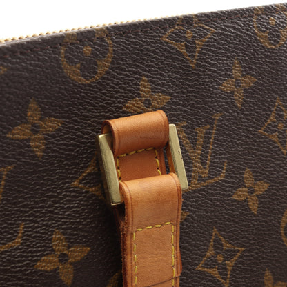 カバピアノ モノグラム ショルダーバッグ PVC レザー ブラウン ルイヴィトン バッグ LOUIS VUITTON