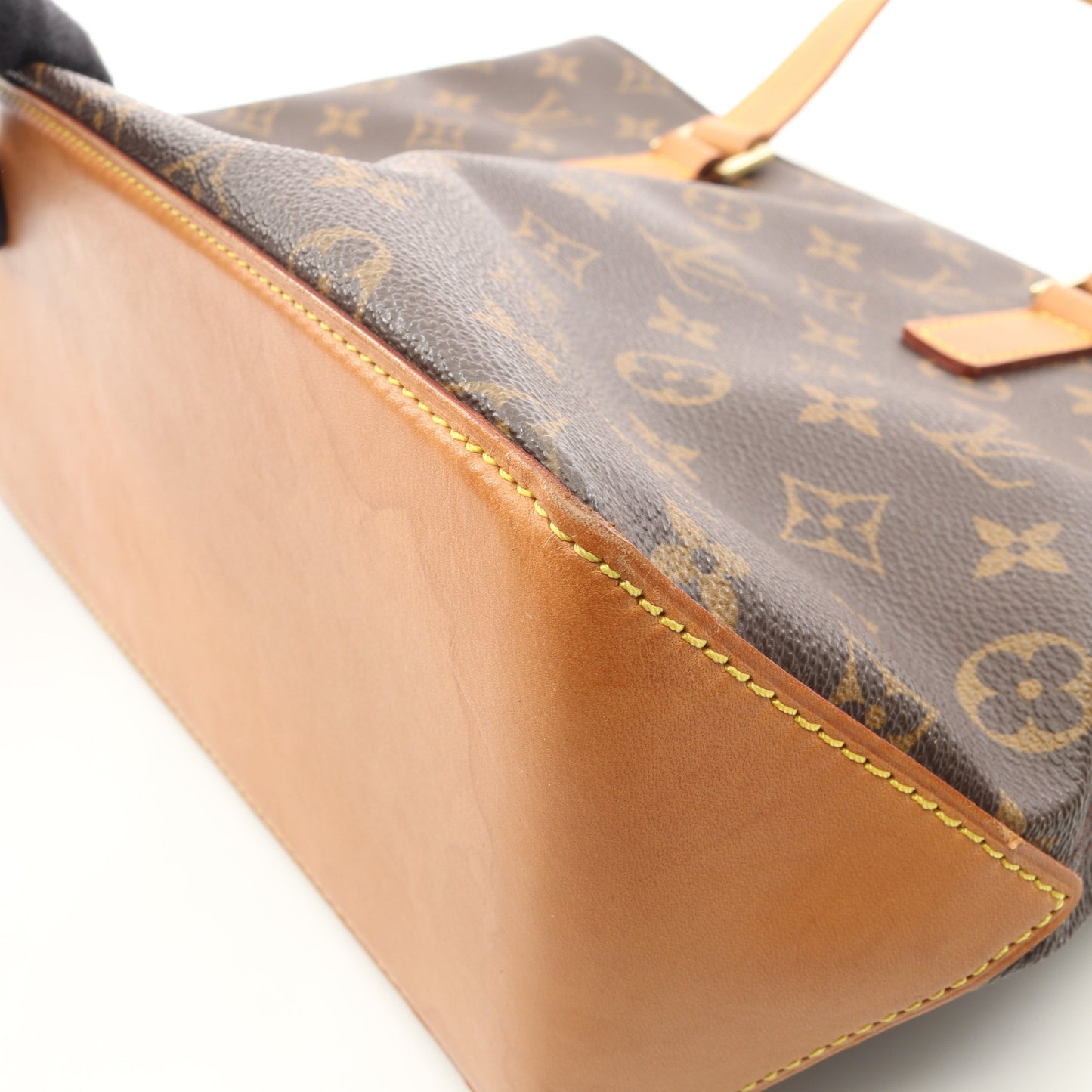カバピアノ モノグラム ショルダーバッグ PVC レザー ブラウン ルイヴィトン バッグ LOUIS VUITTON