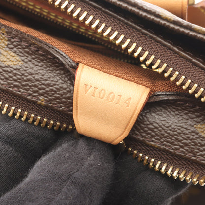 カバピアノ モノグラム ショルダーバッグ PVC レザー ブラウン ルイヴィトン バッグ LOUIS VUITTON