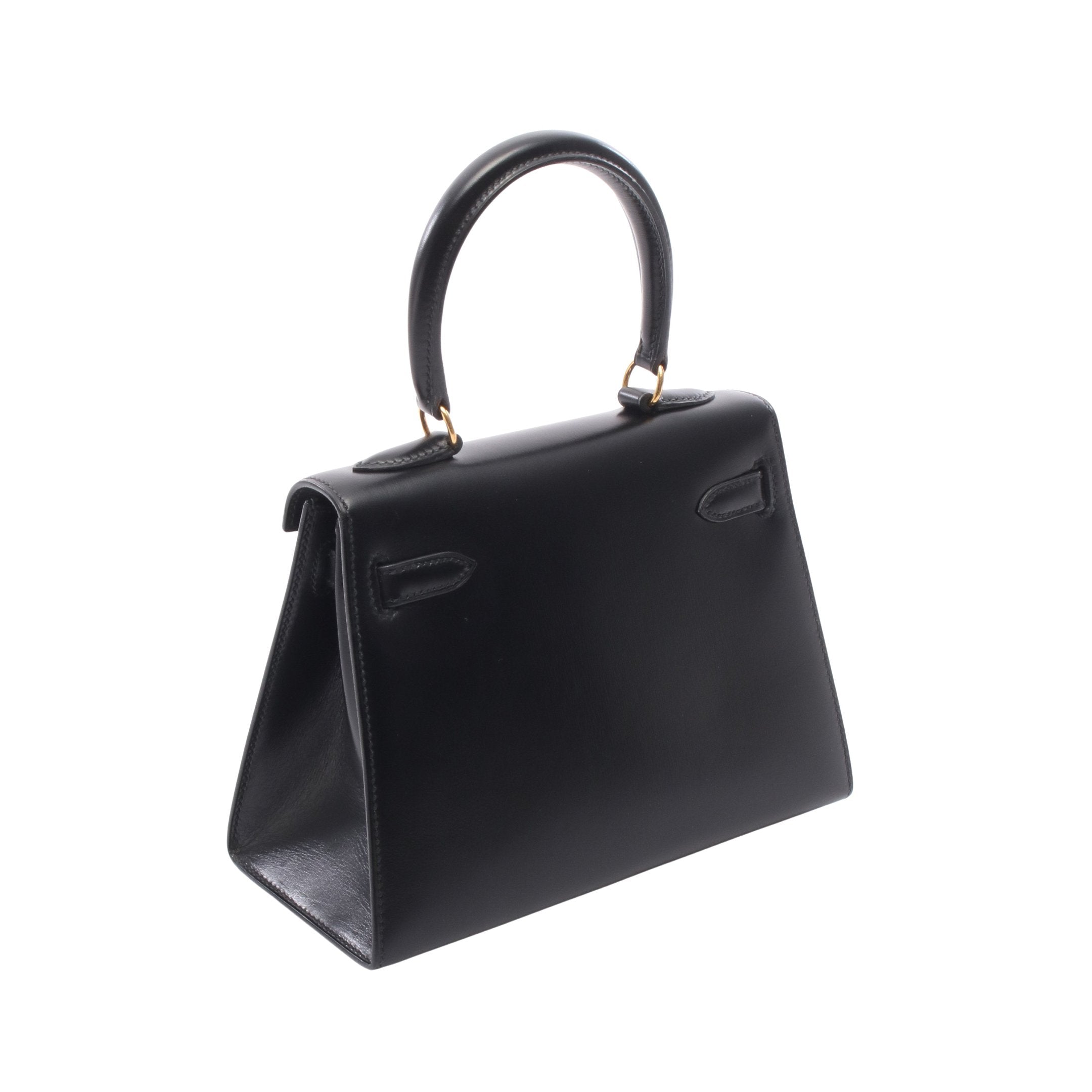 エルメス ショルダーバッグ ダッフル グリーン/ゴールド金具 ボックスカーフ 〇Y刻印 エルメス ショルダーバッグ ダッフル グリーン/ゴールド金具 ボックス