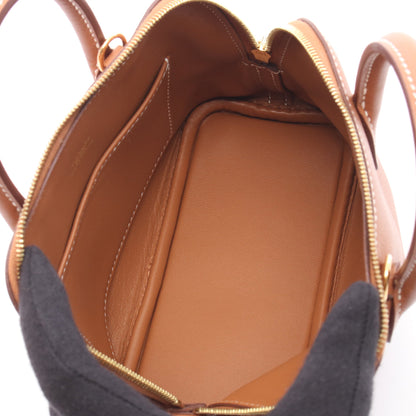 ボリード1923 ミニ ゴールド 2WAY ハンドバッグ エバーカラー ブラウン ゴールド金具 K刻印 エルメス バッグ HERMES