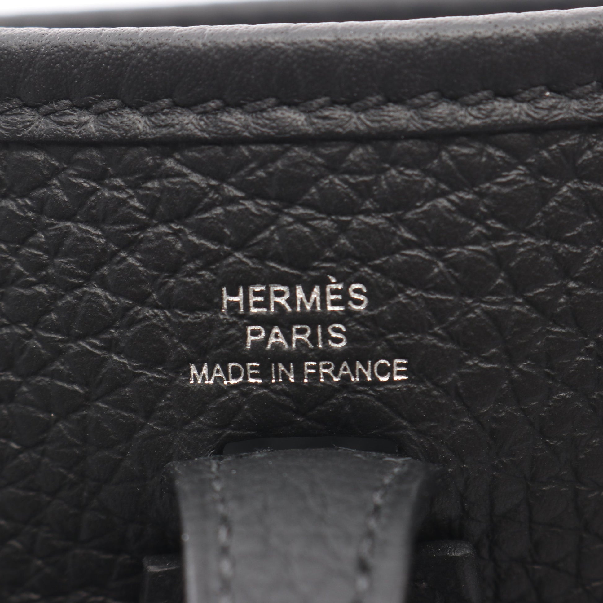 エヴリンTPM ショルダーバッグ トリヨンクレマンス ブラック シルバー金具 G刻印 エルメス バッグ HERMES