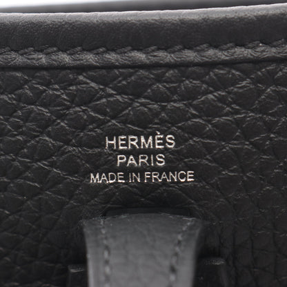 エヴリンTPM ショルダーバッグ トリヨンクレマンス ブラック シルバー金具 G刻印 エルメス バッグ HERMES