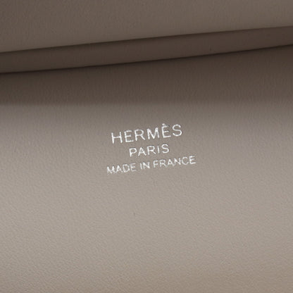 ジプシエール ミニ ベトン ショルダーバッグ ヴォースイフト オフホワイト シルバー金具 K刻印 エルメス バッグ HERMES