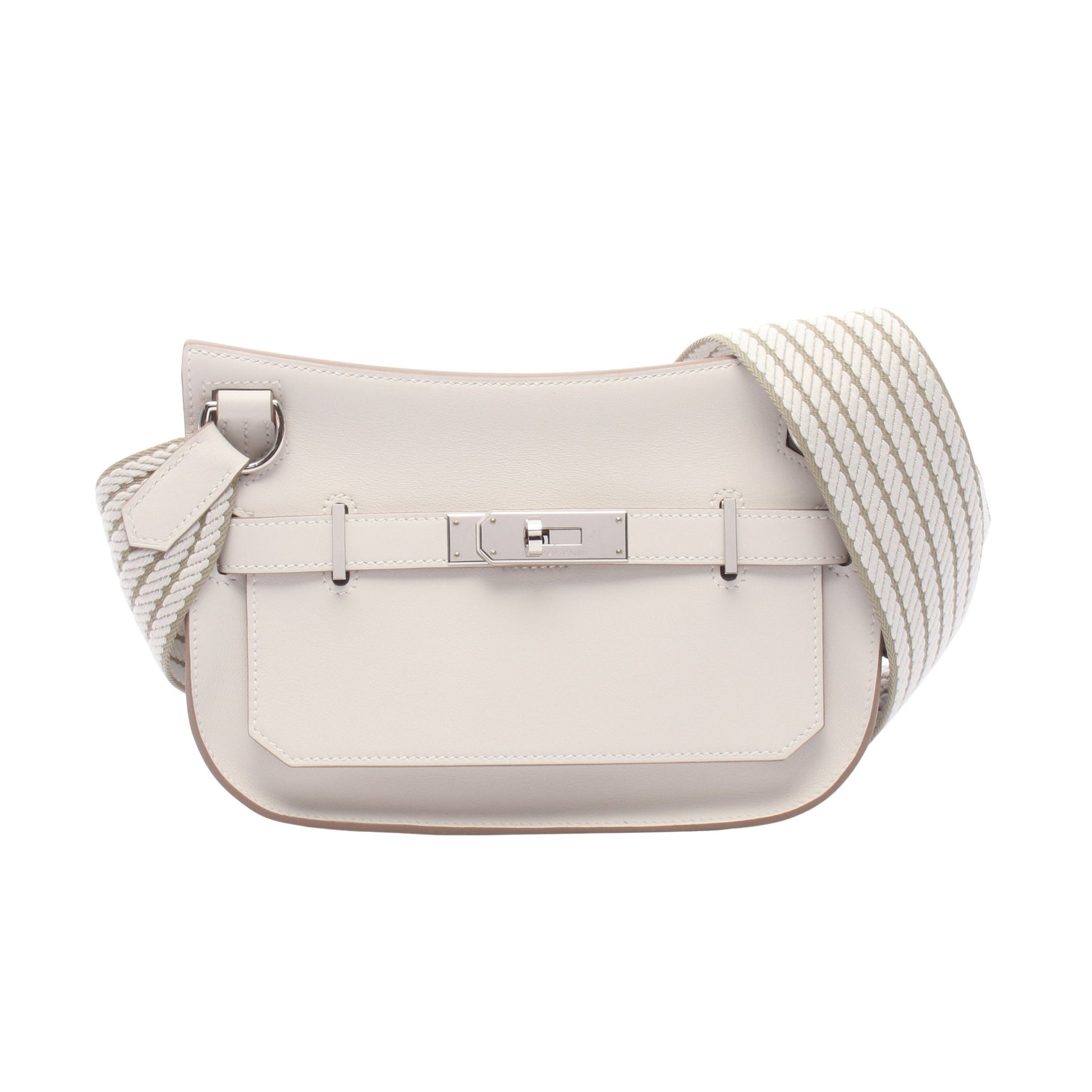 ジプシエール ミニ ベトン ショルダーバッグ ヴォースイフト オフホワイト シルバー金具 K刻印 エルメス バッグ HERMES
