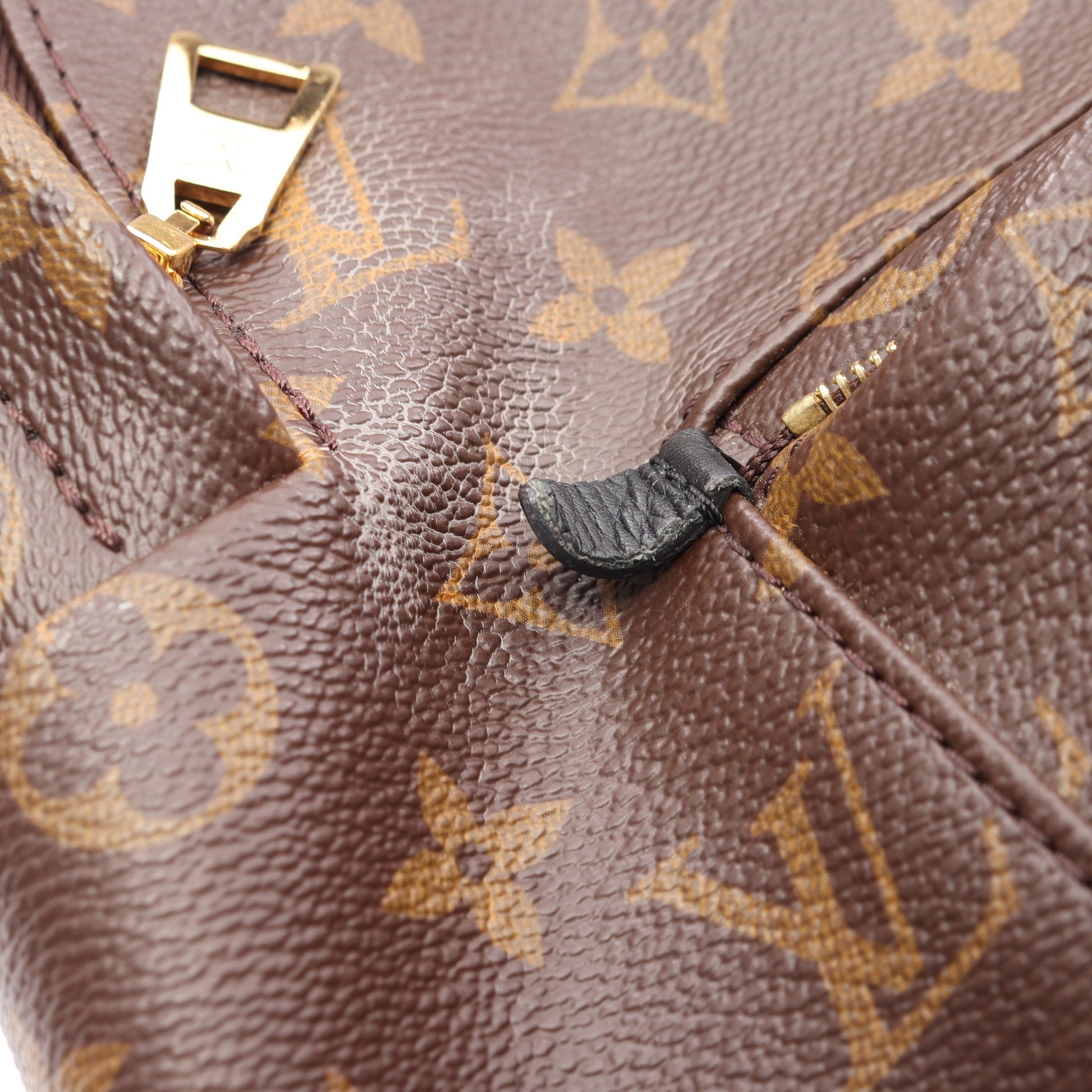 パームスプリングス バックパックMM モノグラム リュックサック PVC レザー ブラウン ルイヴィトン バッグ LOUIS VUITTON
