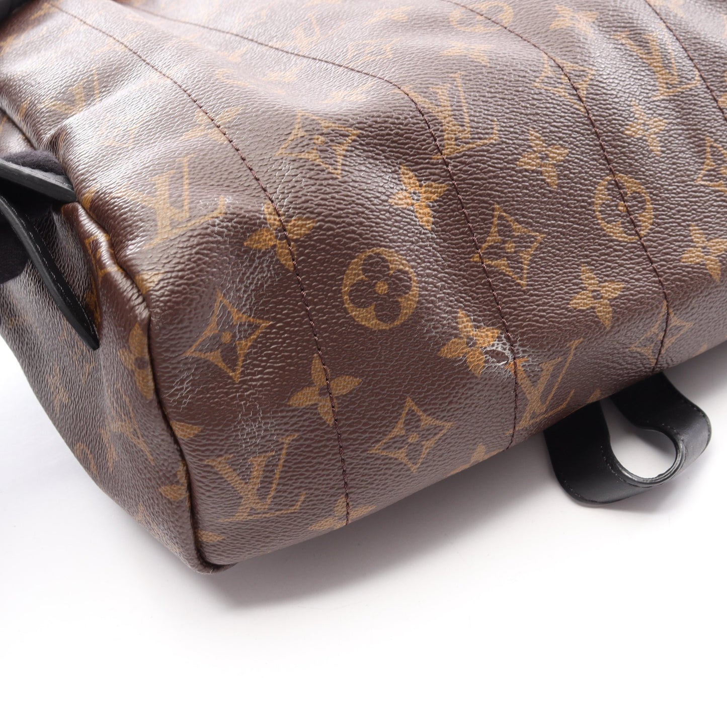 パームスプリングス バックパックMM モノグラム リュックサック PVC レザー ブラウン ルイヴィトン バッグ LOUIS VUITTON