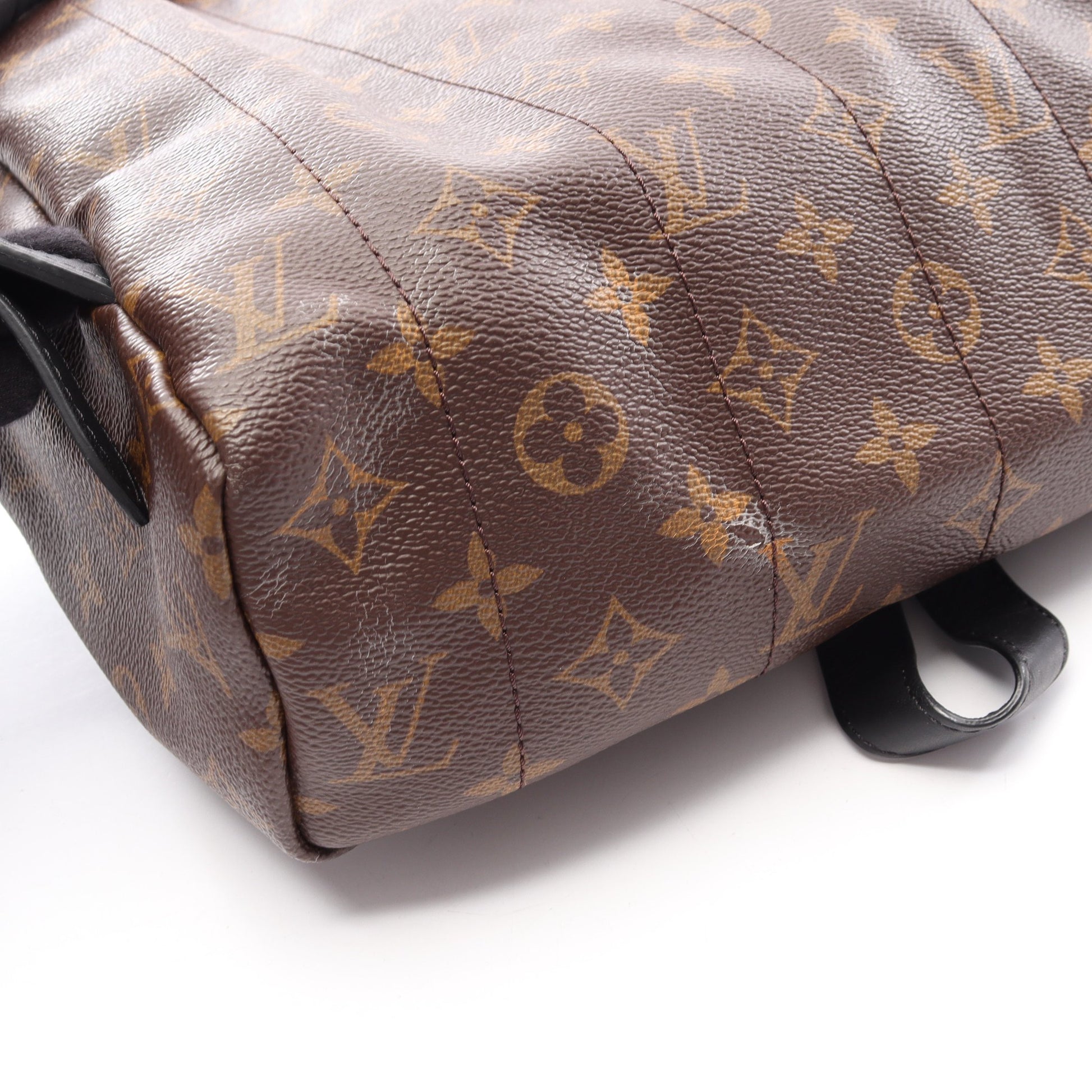 パームスプリングス バックパックMM モノグラム リュックサック PVC レザー ブラウン ルイヴィトン バッグ LOUIS VUITTON
