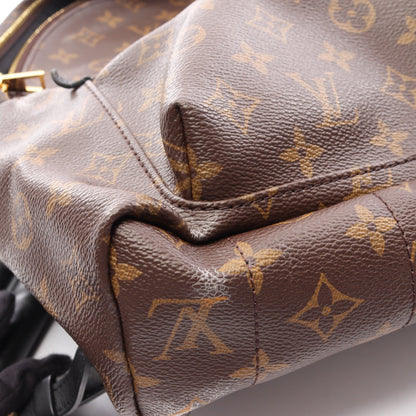 パームスプリングス バックパックMM モノグラム リュックサック PVC レザー ブラウン ルイヴィトン バッグ LOUIS VUITTON