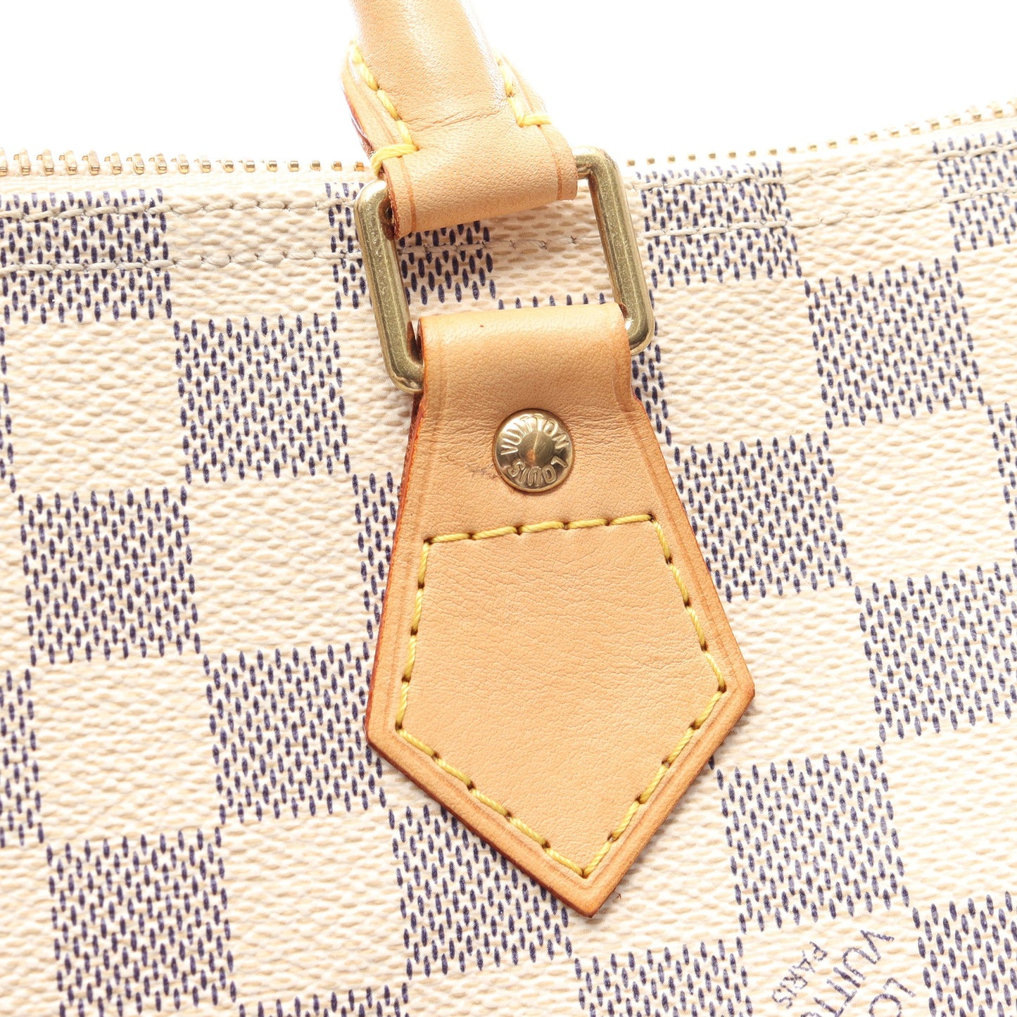 スピーディ バンドリエール30 ダミエアズール ハンドバッグ PVC レザー ホワイト ルイヴィトン バッグ LOUIS VUITTON