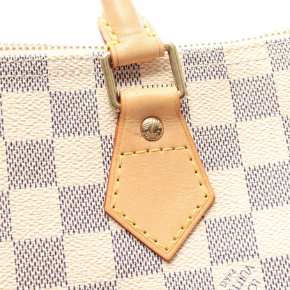 スピーディ バンドリエール30 ダミエアズール ハンドバッグ PVC レザー ホワイト ルイヴィトン バッグ LOUIS VUITTON