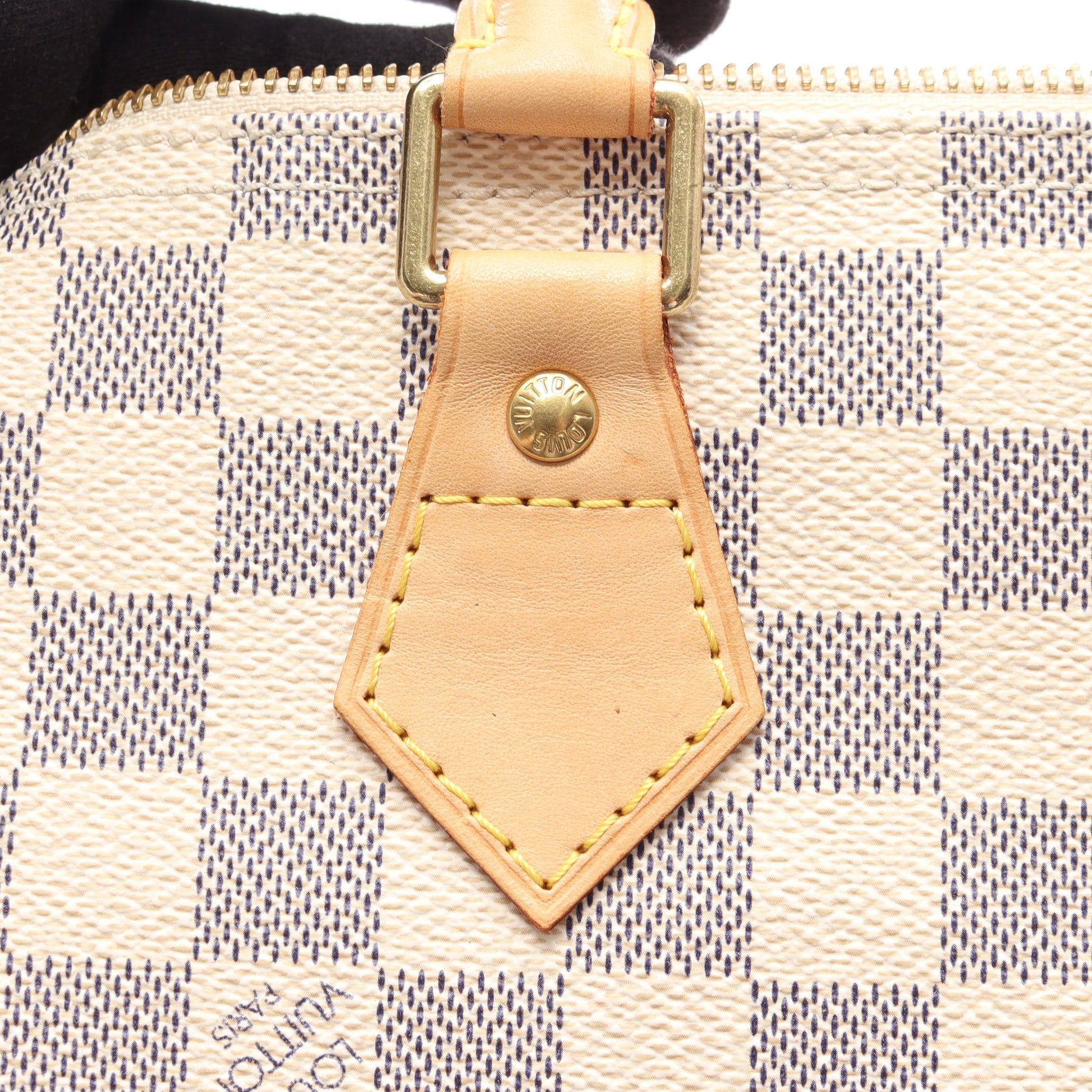 スピーディ バンドリエール30 ダミエアズール ハンドバッグ PVC レザー ホワイト ルイヴィトン バッグ LOUIS VUITTON
