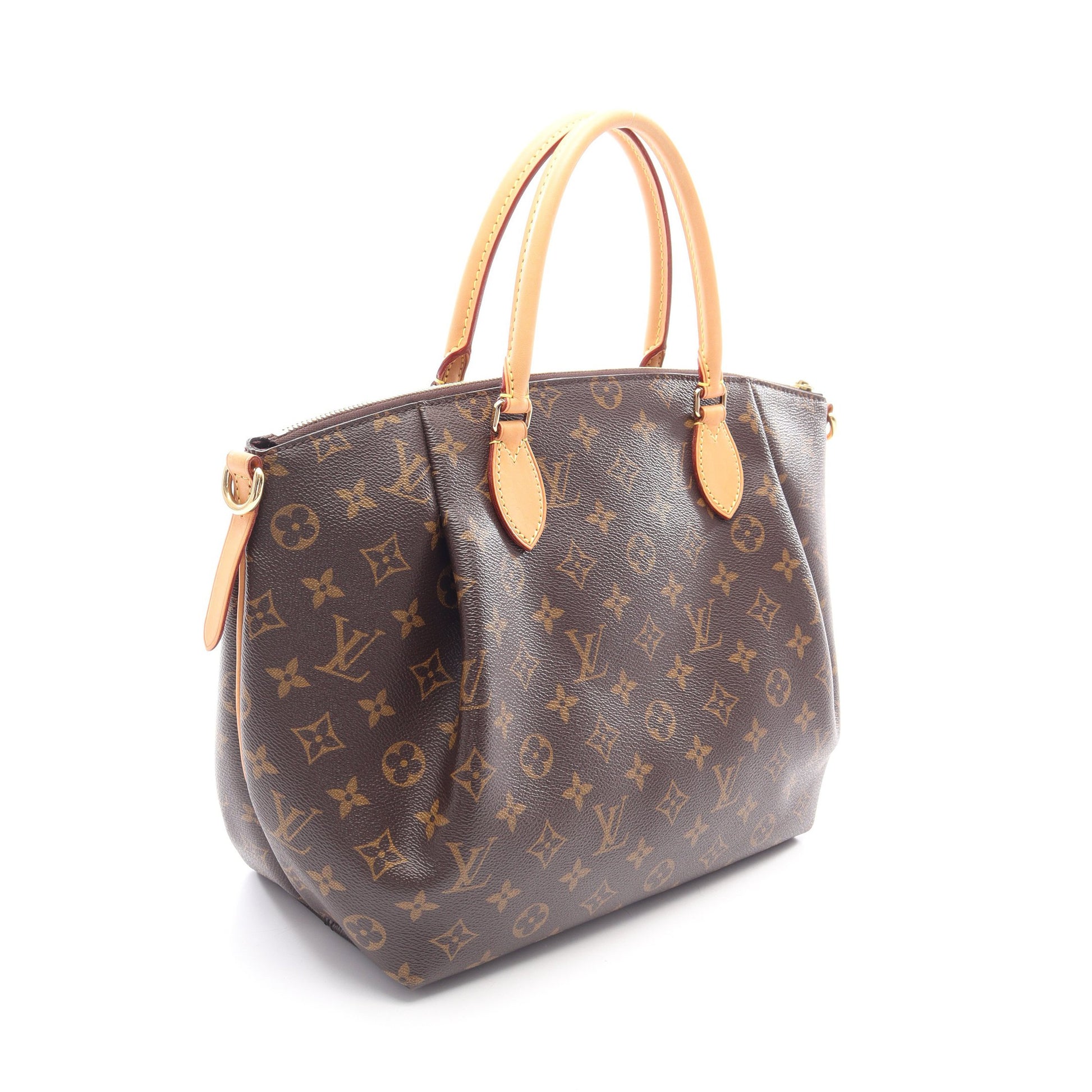 テュレンMM モノグラム 2WAY ハンドバッグ PVC レザー ブラウン ルイヴィトン バッグ LOUIS VUITTON