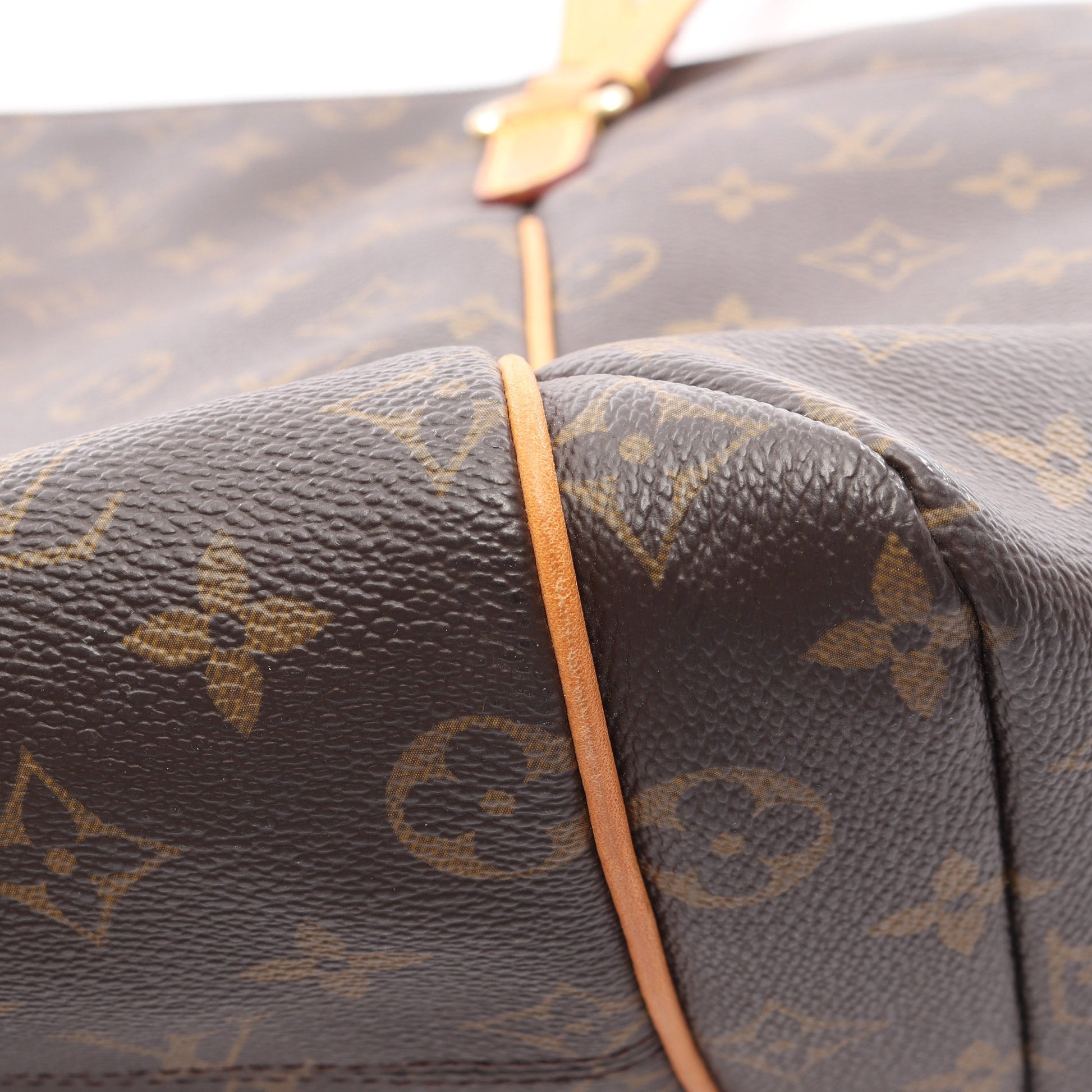 トータリーMM モノグラム ショルダーバッグ トートバッグ PVC レザー ブラウン ルイヴィトン バッグ LOUIS VUITTON