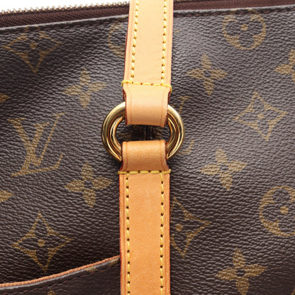 トータリーMM モノグラム ショルダーバッグ トートバッグ PVC レザー ブラウン ルイヴィトン バッグ LOUIS VUITTON