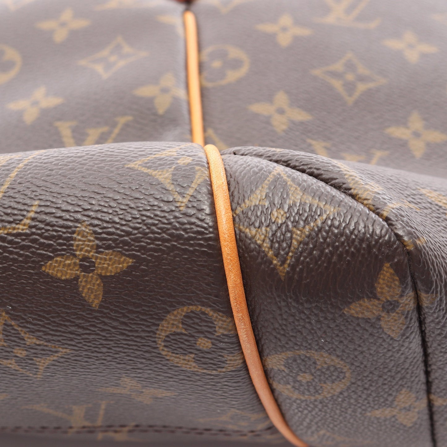 トータリーMM モノグラム ショルダーバッグ トートバッグ PVC レザー ブラウン ルイヴィトン バッグ LOUIS VUITTON